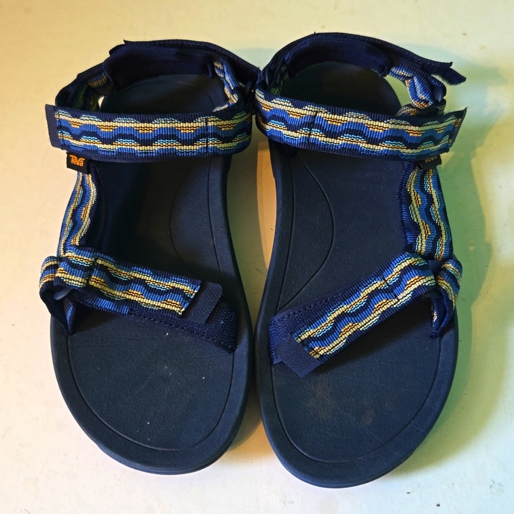 Teva kid's 4 blue strap sandles